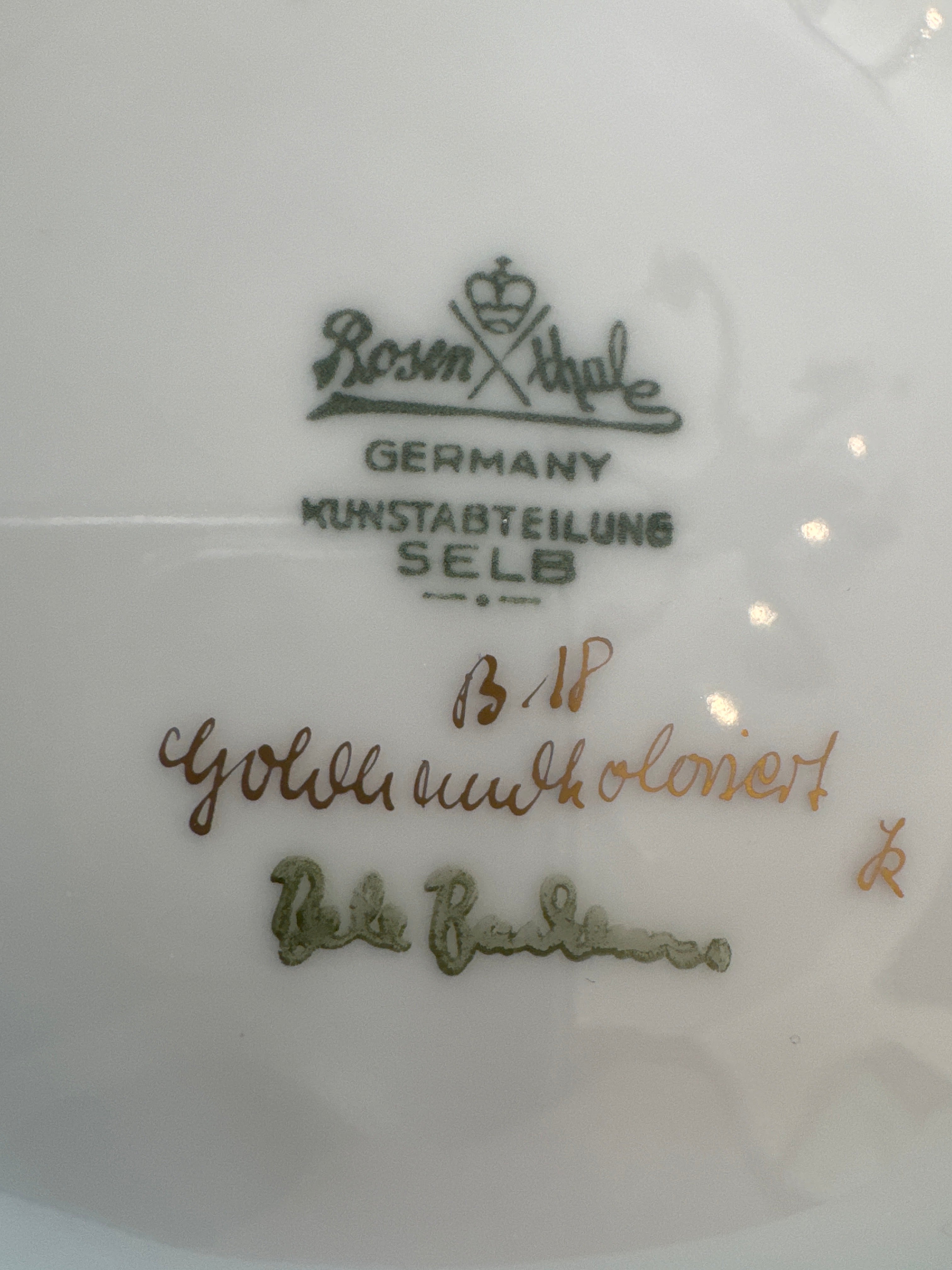 Assiette Rosenthal « Zauberflöte » – Björn Wiinblad