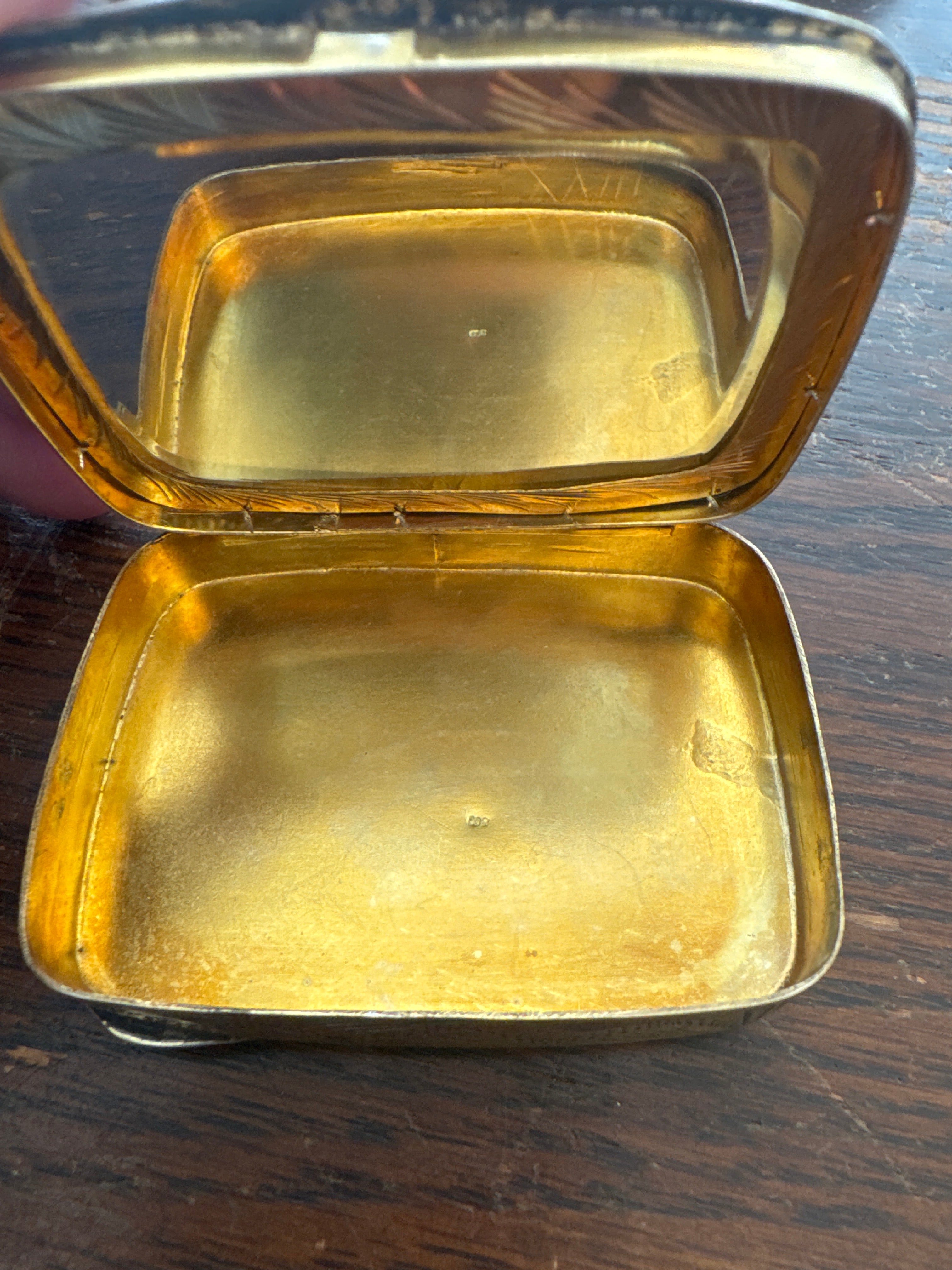Antique Enamel Snuff Box