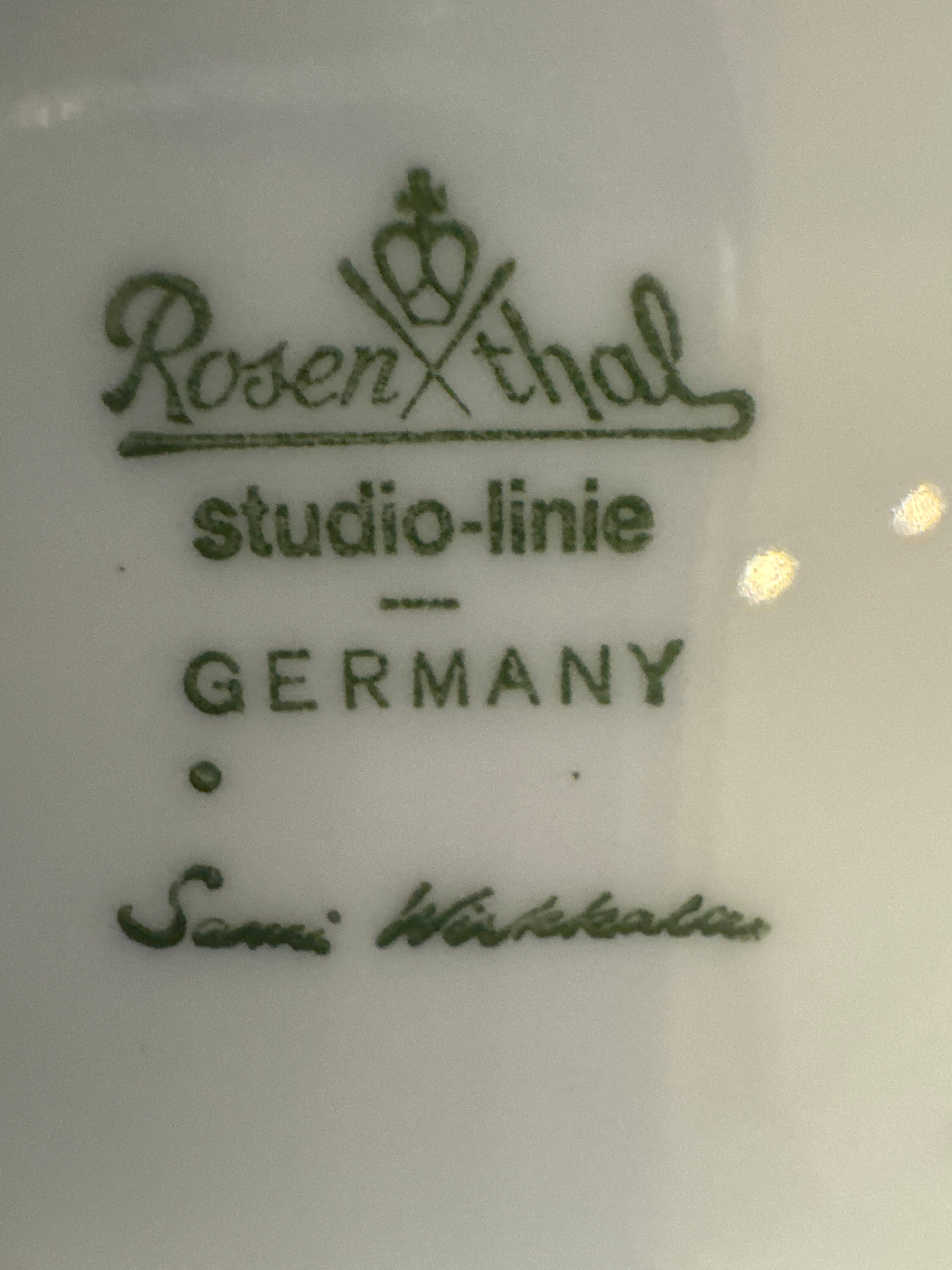 Rosenthal Studio line, Vase, Sami Wirkkala, 1980s