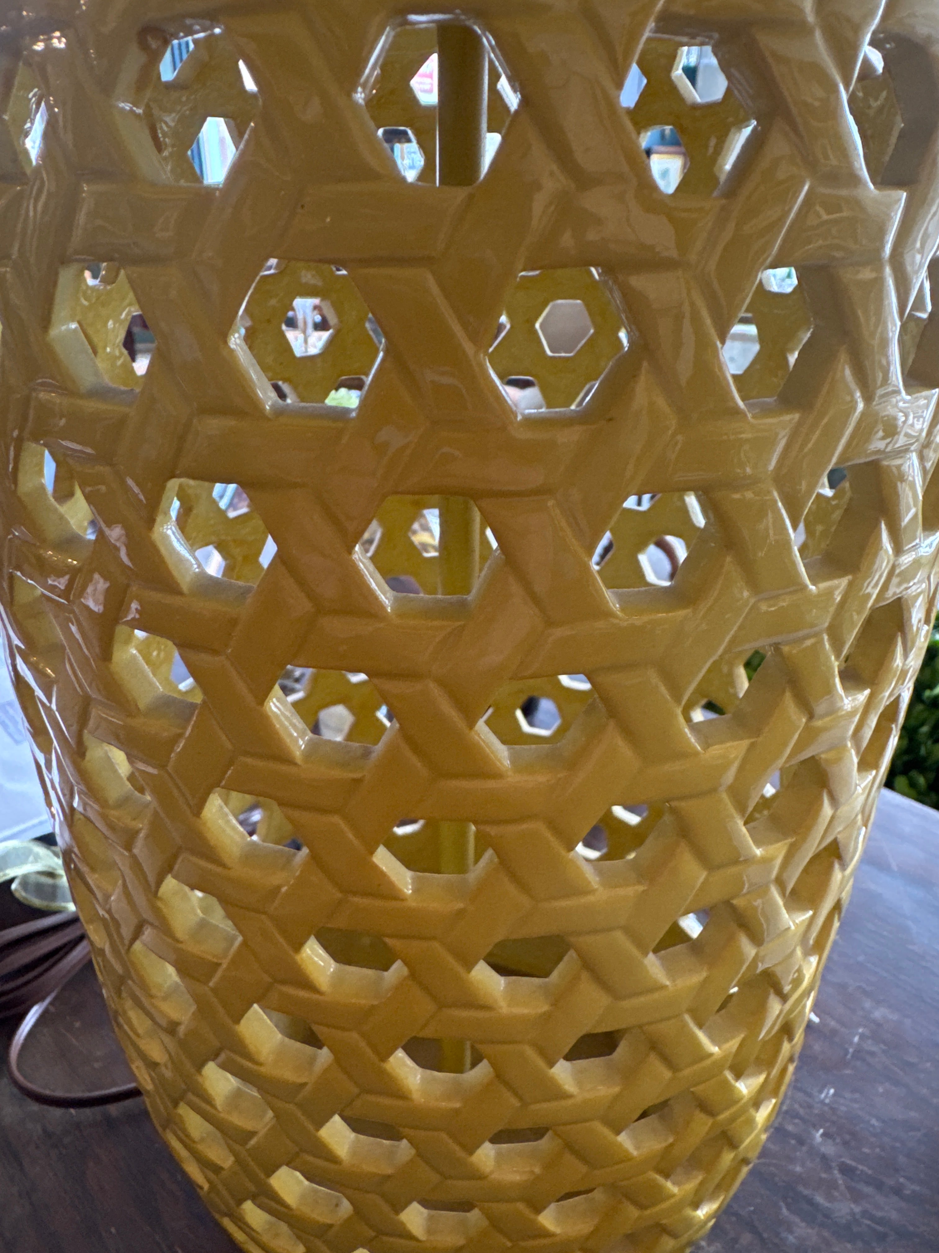 Lampe en céramique vintage
