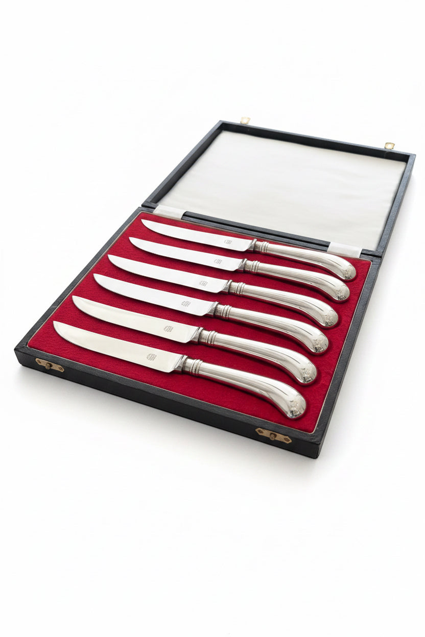 Vintage Set of Birks Steak Knives