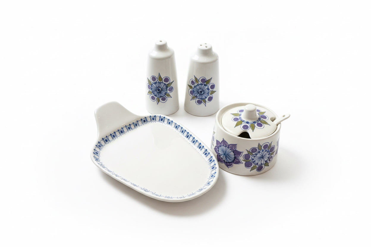Ensemble huilier et vinaigrier « Lotte » Turi Design – Figgjo Flint, Norvège