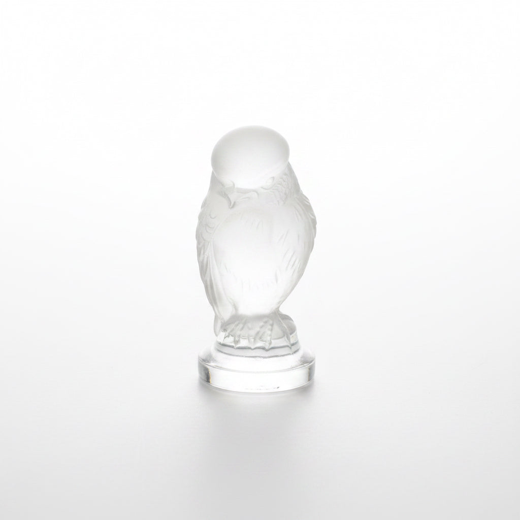 Lalique bird of pray letter seal figurine vintage France signed