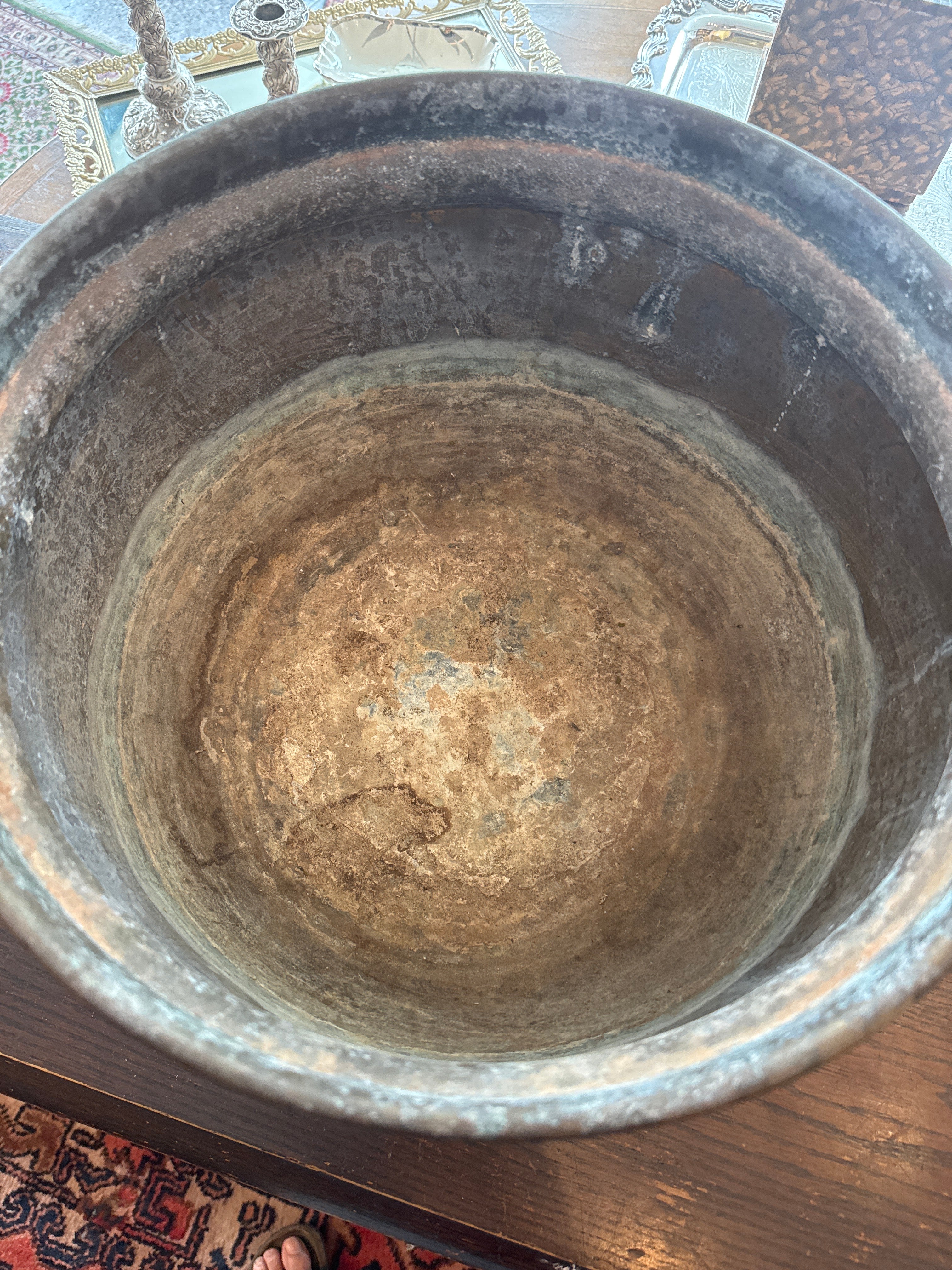 Vintage Brass Jardinière