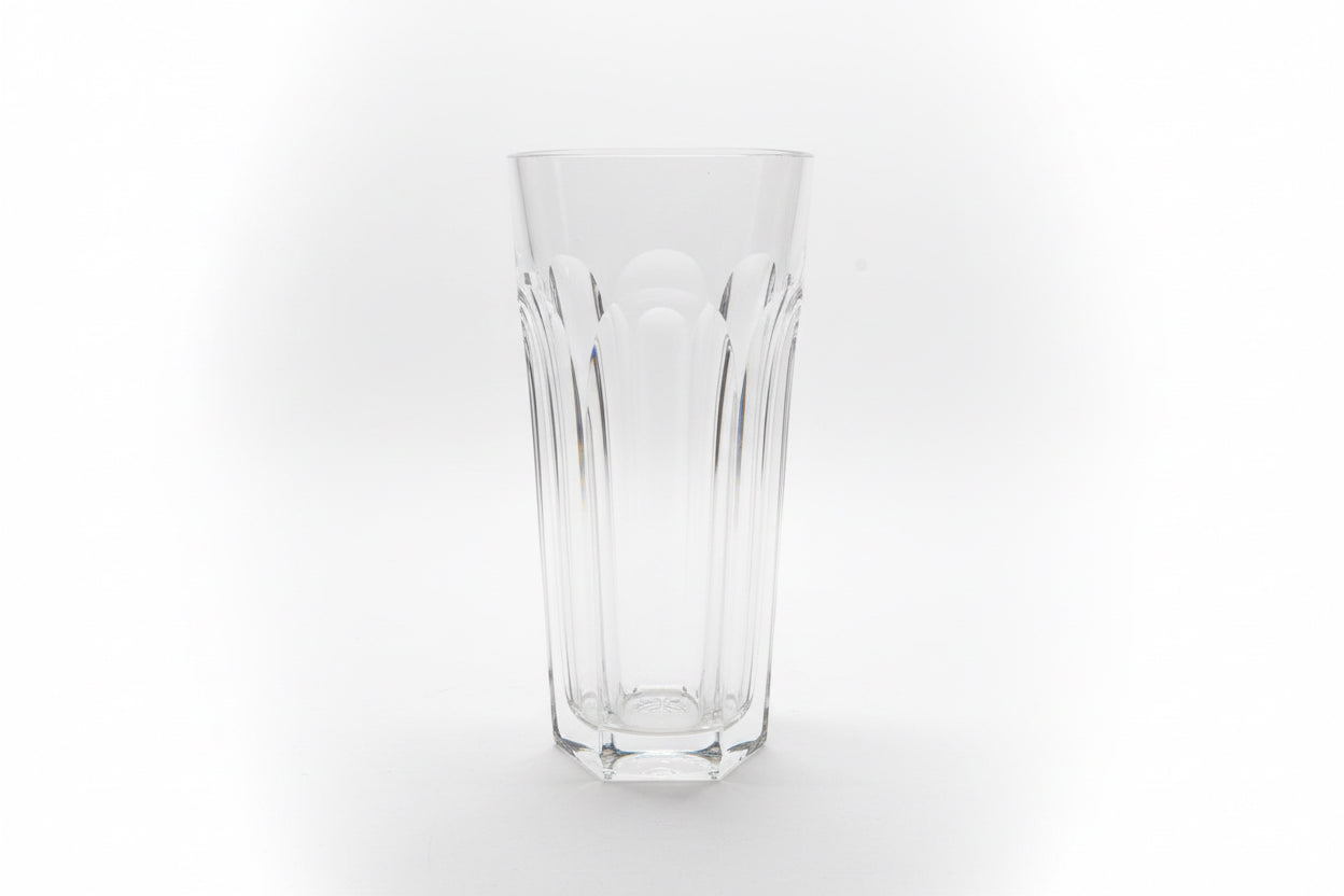 Série vintage de 6 verres à long drink en cristal Baccarat modèle Harcourt