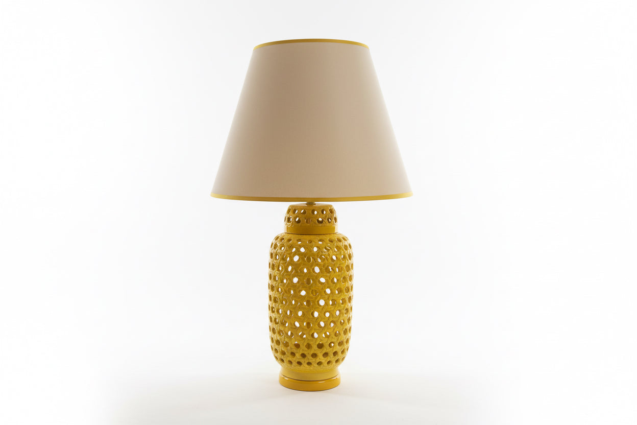 Lampe en céramique vintage