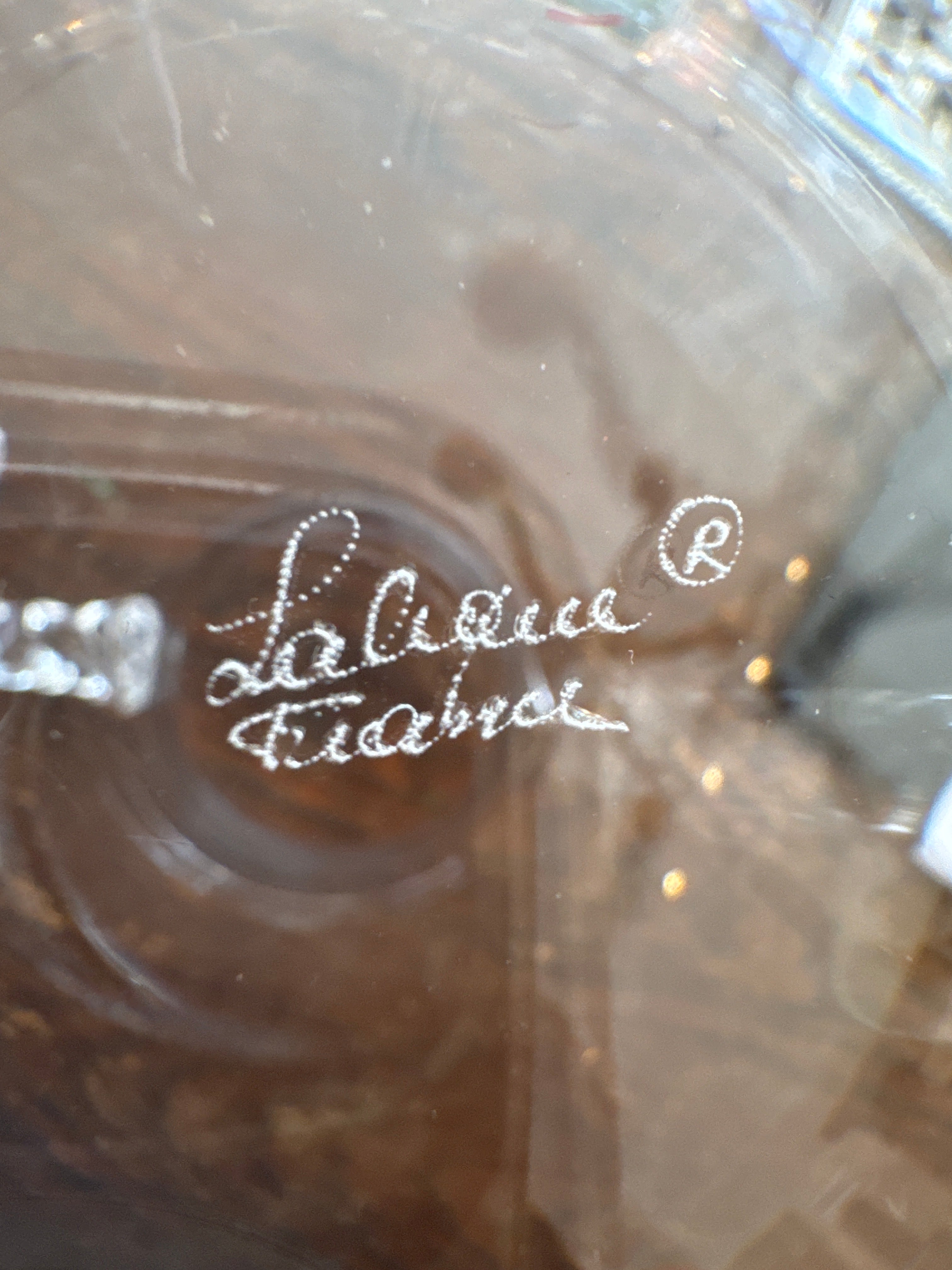 Pichet en cristal Lalique