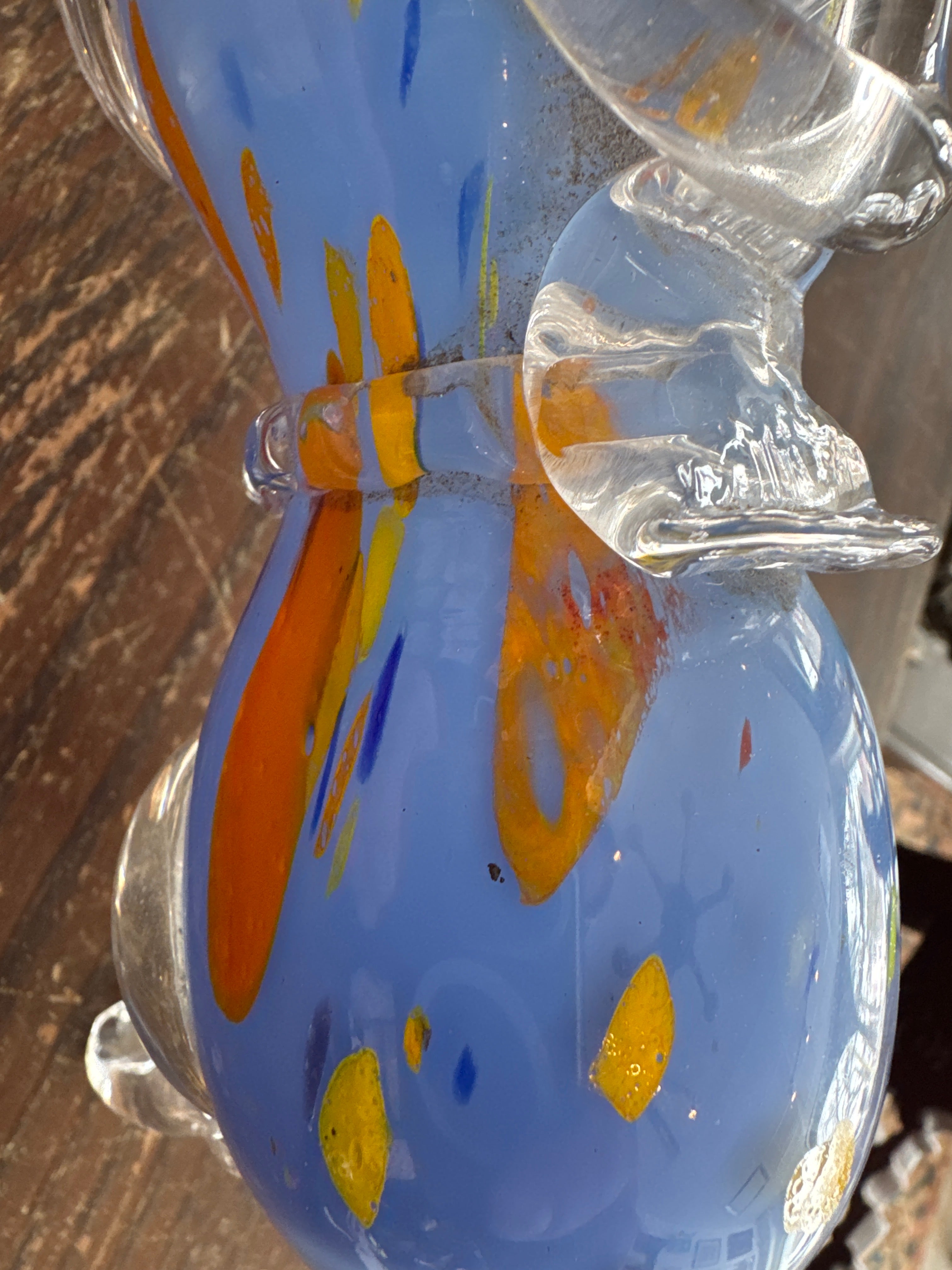 MCM Italian Mouth Blown "Horse" Colored "Murano" Glass Art Sculpture - 1950s - Italy