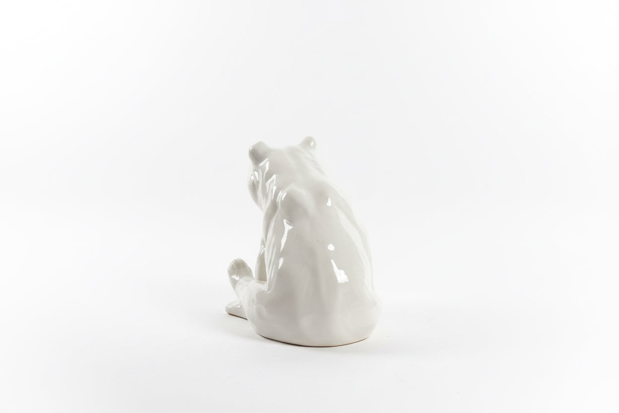 Ours polaire Lyngby Porcelain assis