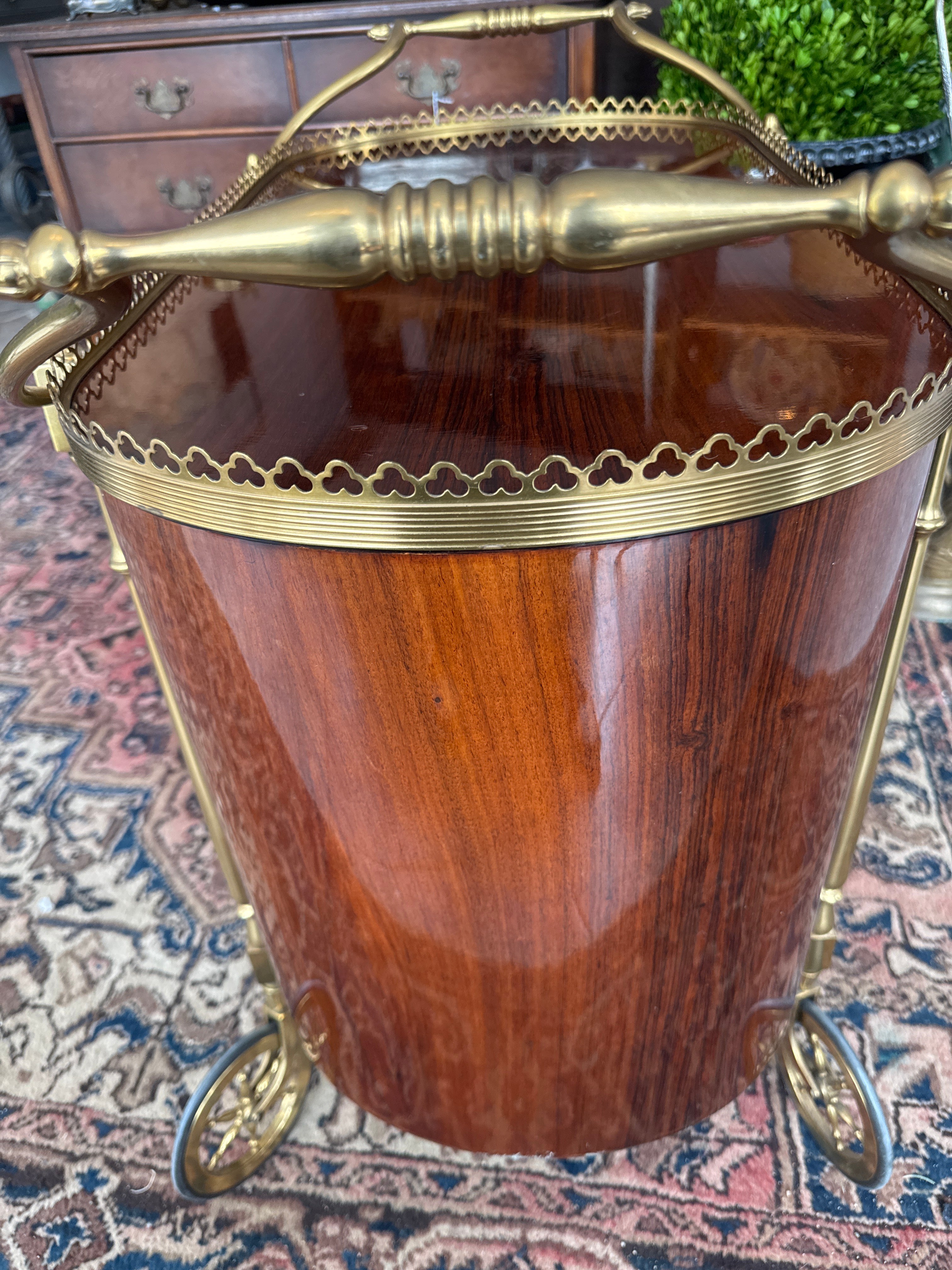 Chariot de bar vintage