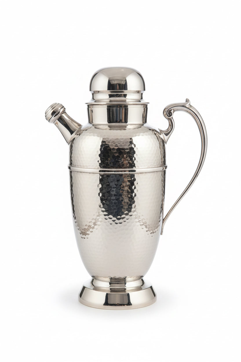 shaker de bar plaqué argent vintage