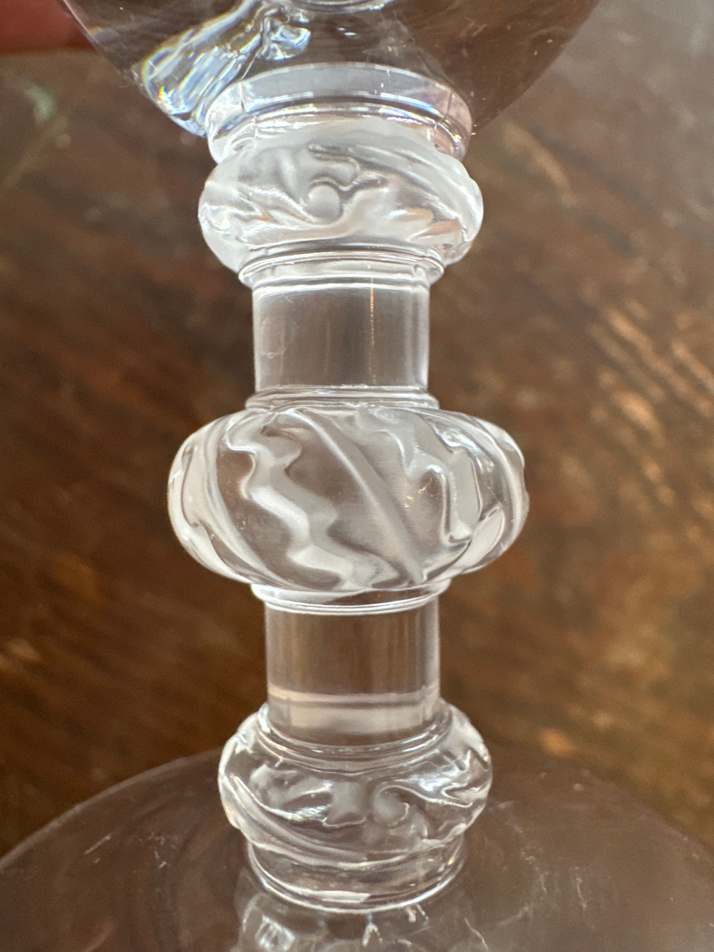 Verres à digestif Lalique vintage (lot de 6)