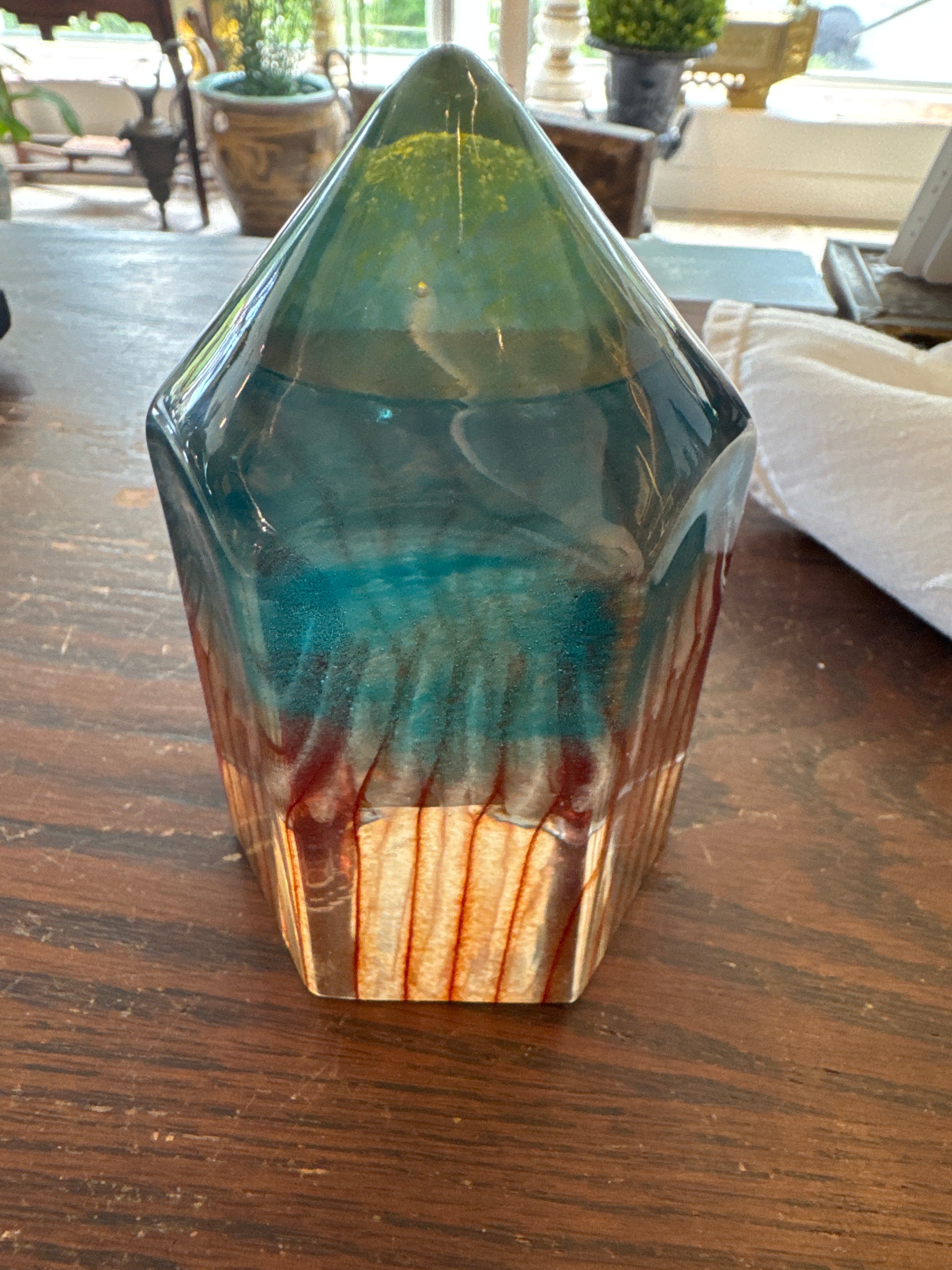 KJELL ENGMAN. Glass sculpture, signed, Kosta Boda
