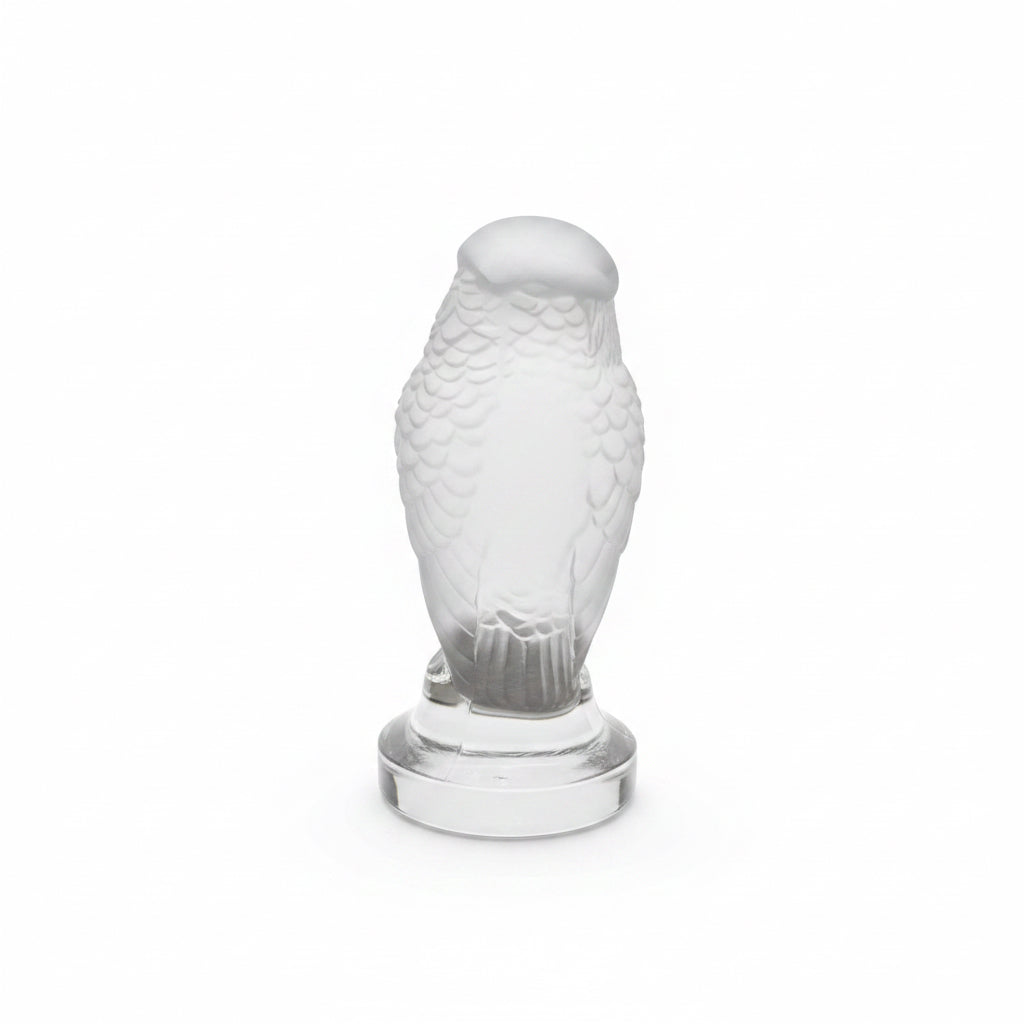 Lalique bird of pray letter seal figurine vintage France signed