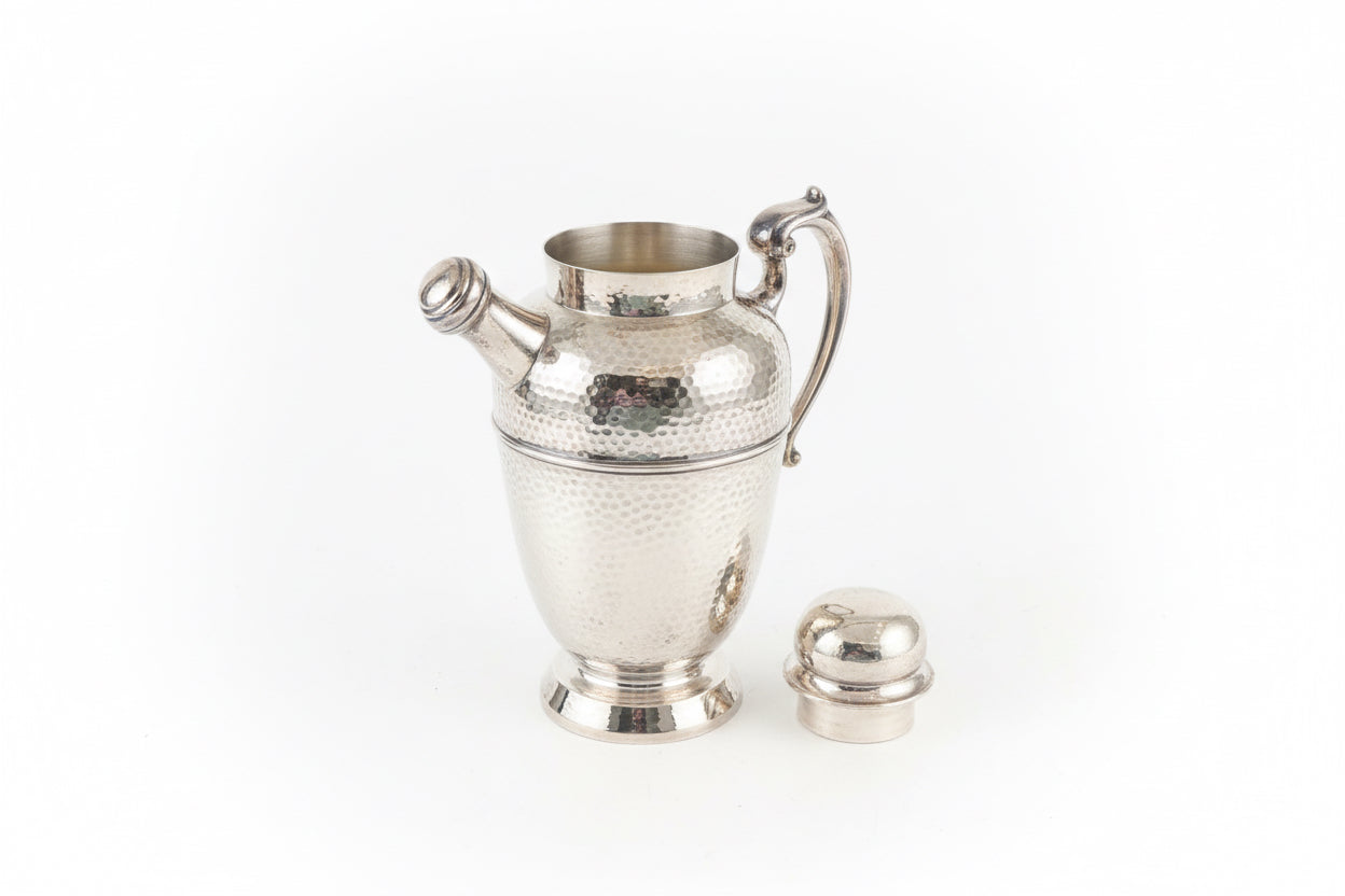 shaker de bar plaqué argent vintage