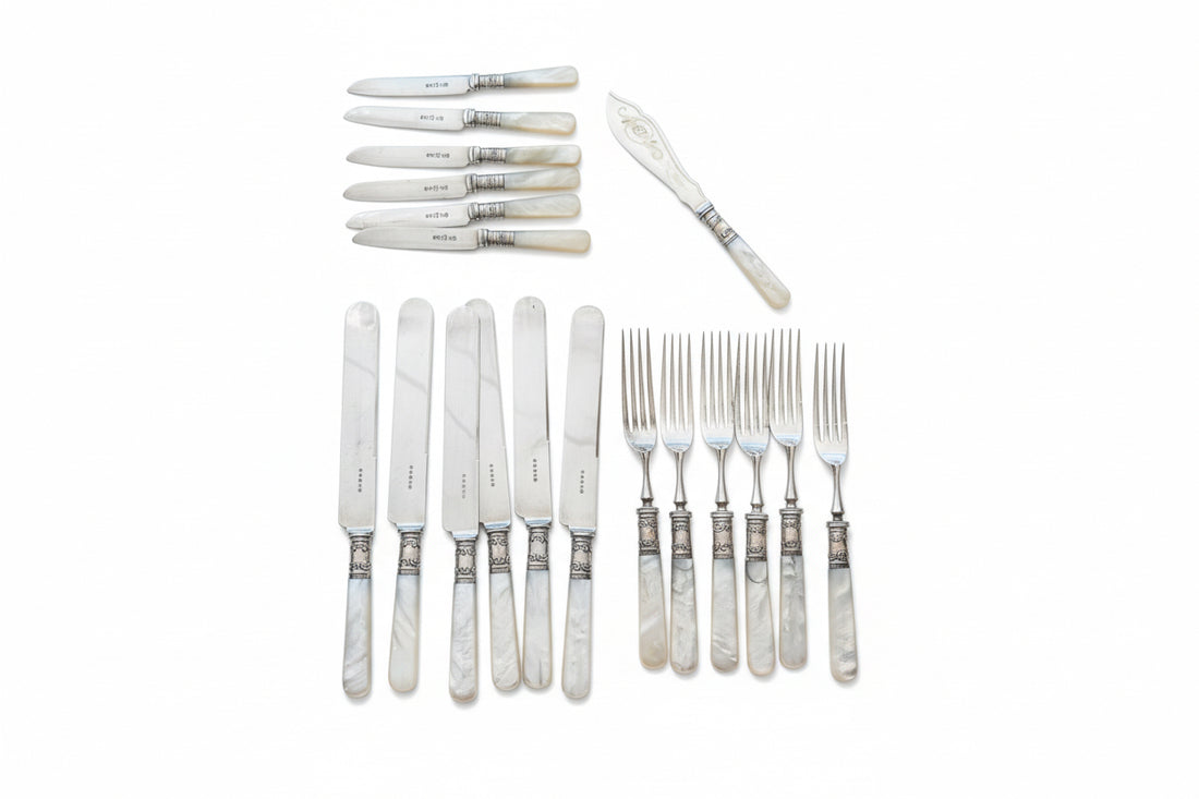Mother of Pearl Cutlery Set for Six