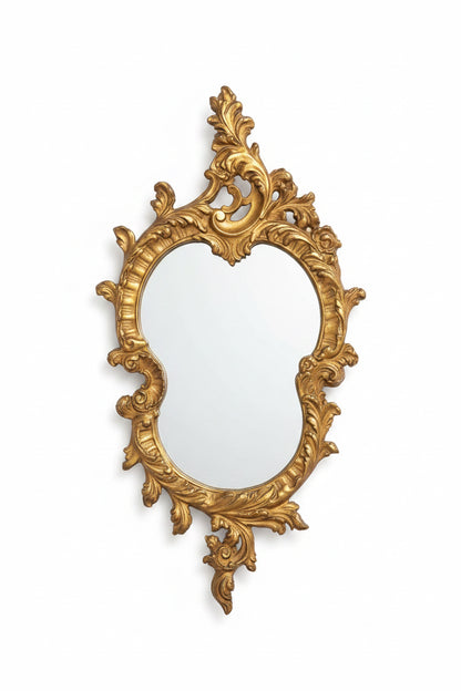 Antique Rococo-Style Giltwood Mirror