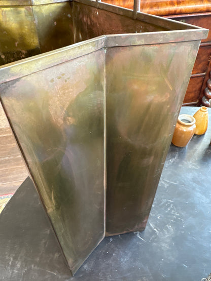 Vintage Gio Ponti-style Brass "Shopping Bag"