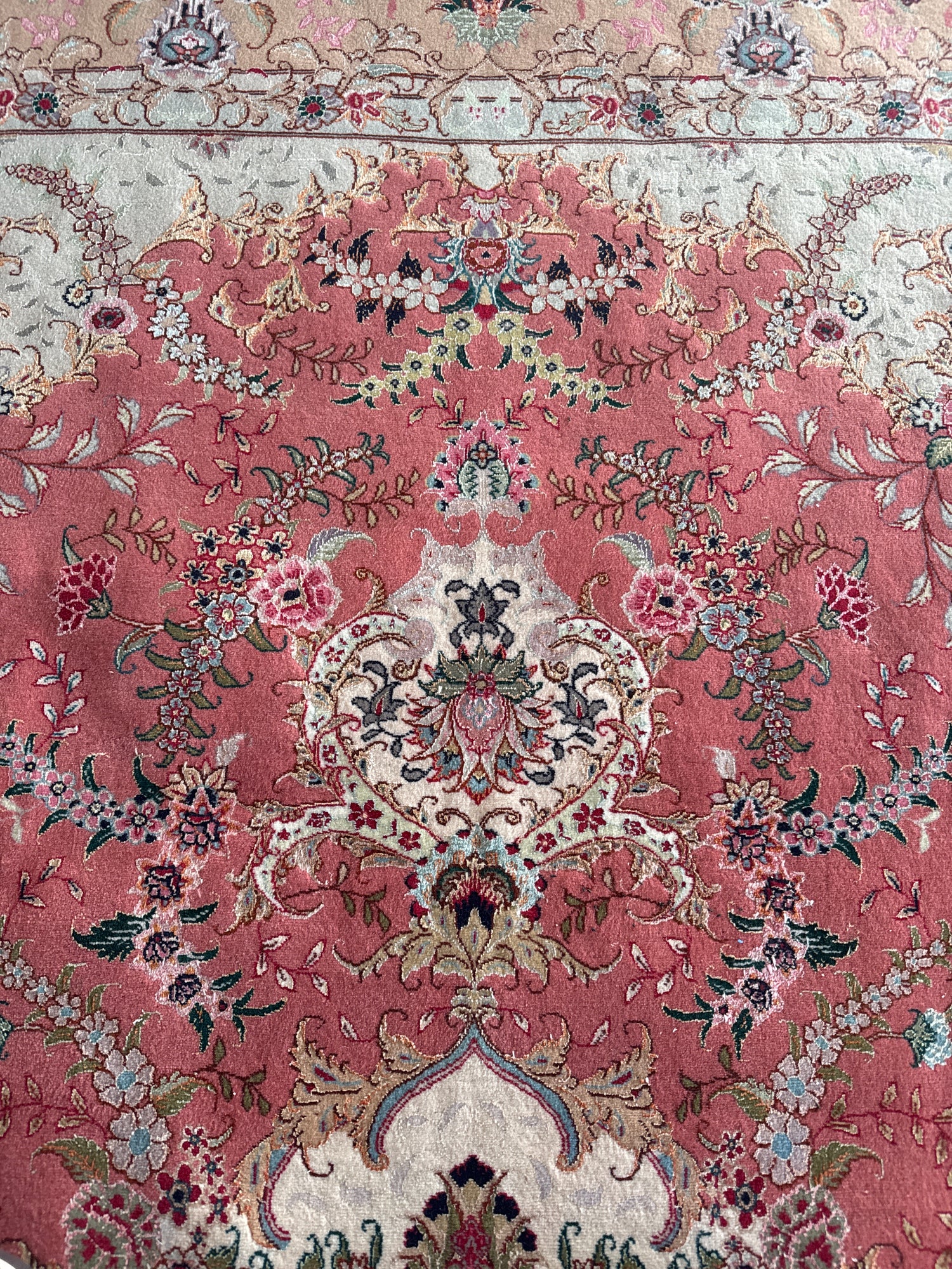 Tapis vintage iranien fait à la main