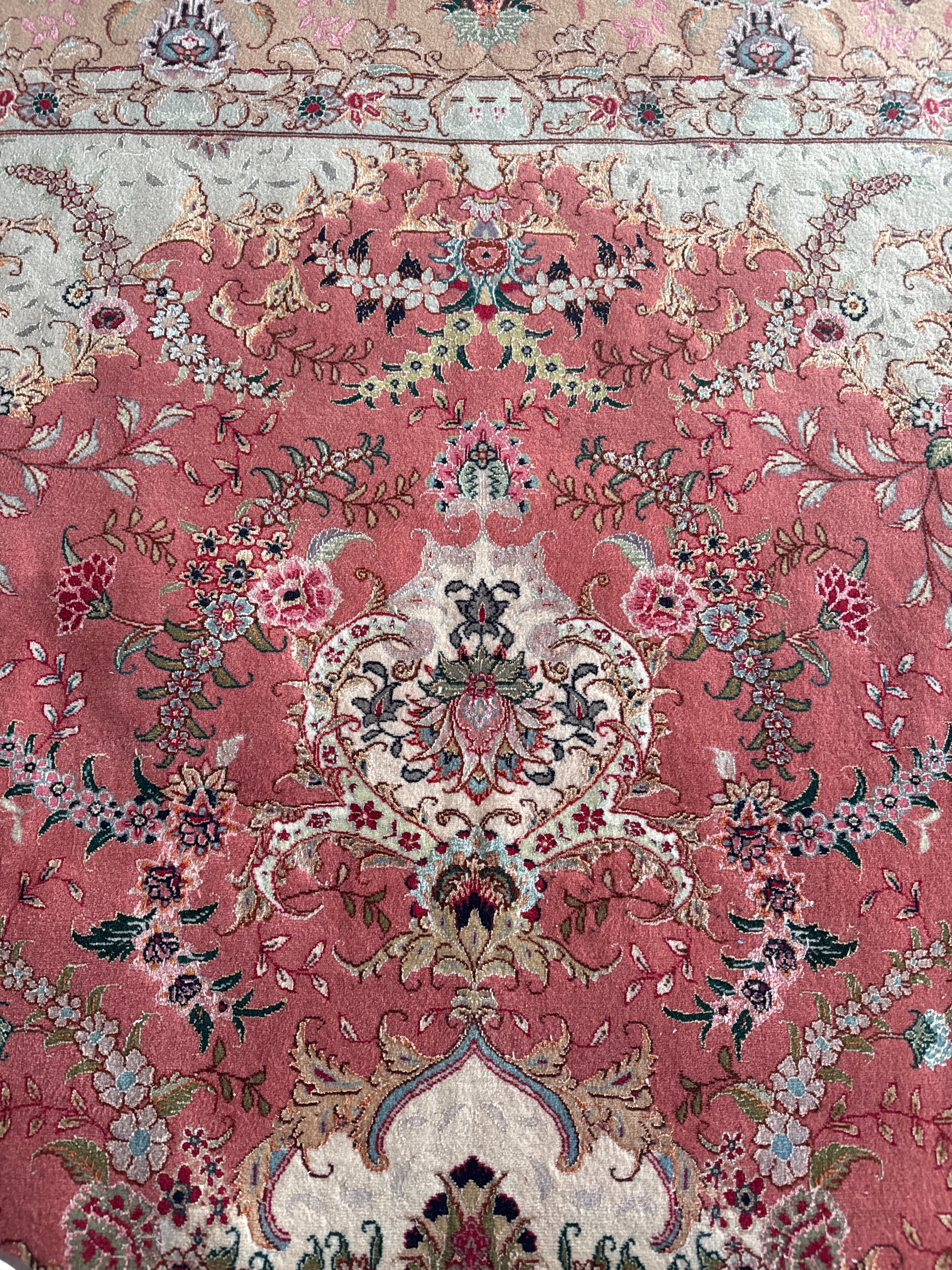 Tapis vintage iranien fait à la main