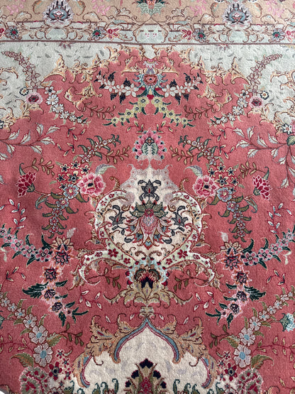 Tapis vintage iranien fait à la main