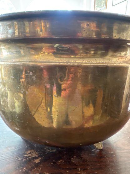 Vintage Brass Jardinière