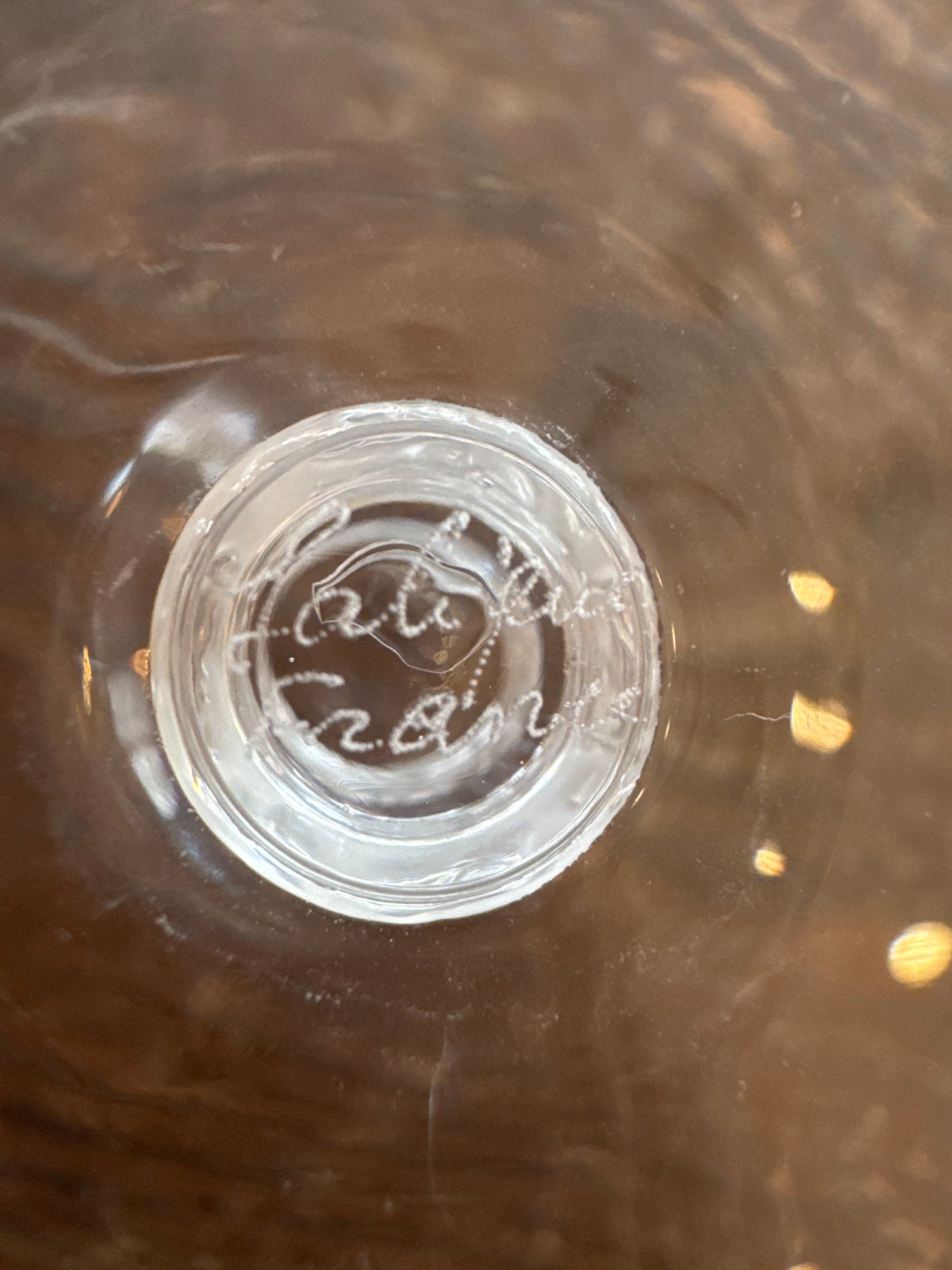 Verres à digestif Lalique vintage (lot de 6)