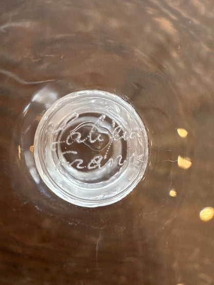 Verres à digestif Lalique vintage (lot de 6)