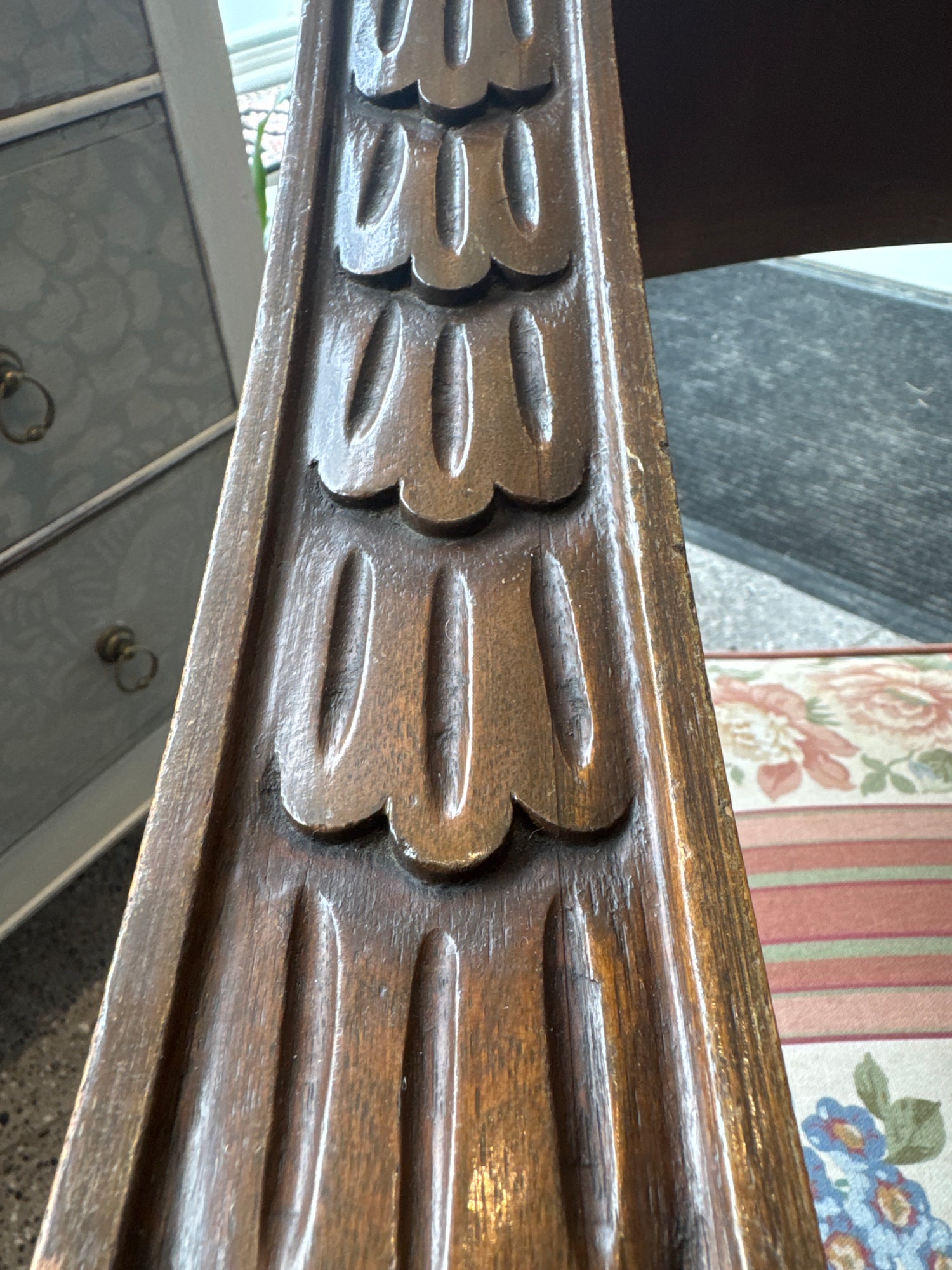 Paire de chaises de style Savonarola italiennes vintage