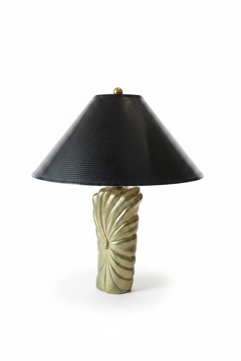 Lampe de table style sculptural Chapman Lighting vintage américaine années 1980