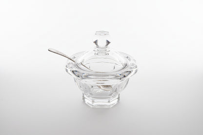 Boîte couverte en cristal Baccarat Harcourt vintage