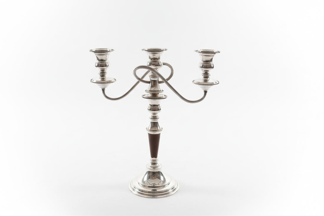 Vintage Silver Plated Candelabra