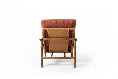 John Wisner pour Ficks Reed, Far Horizon, chaise longue et ottoman