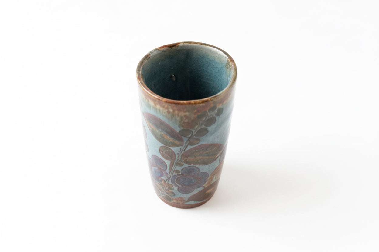 Vase en poterie vintage