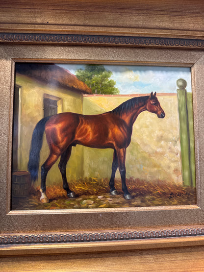 Vintage framed reproduction of L Cassidy