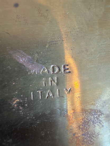 Vintage Gio Ponti-style Brass "Shopping Bag"