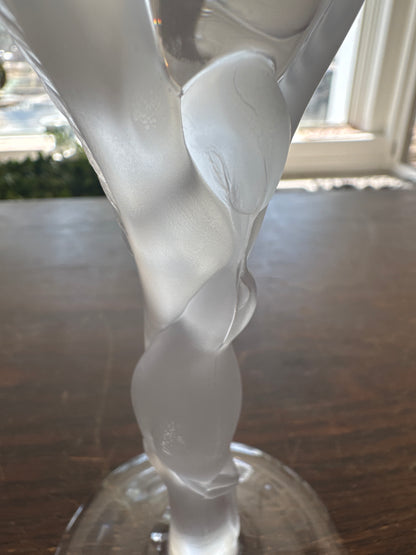 Verres à vin rouge en cristal Fabergé Snow Doves vintage France, 1960 (lot de 6)
