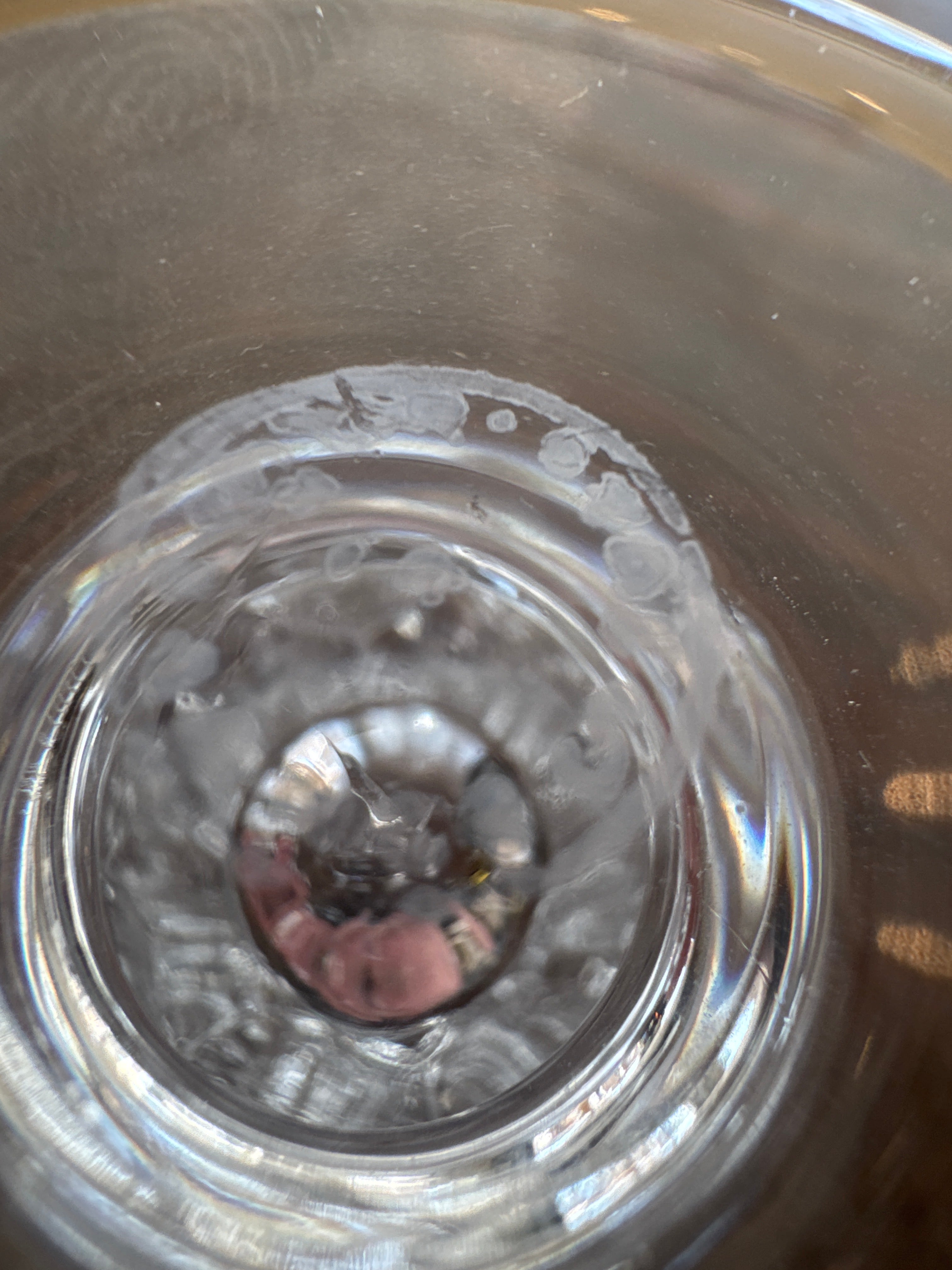 Verres à vin de Bordeaux Saint-Louis en cristal Lozère à liseré doré (lot de 7)
