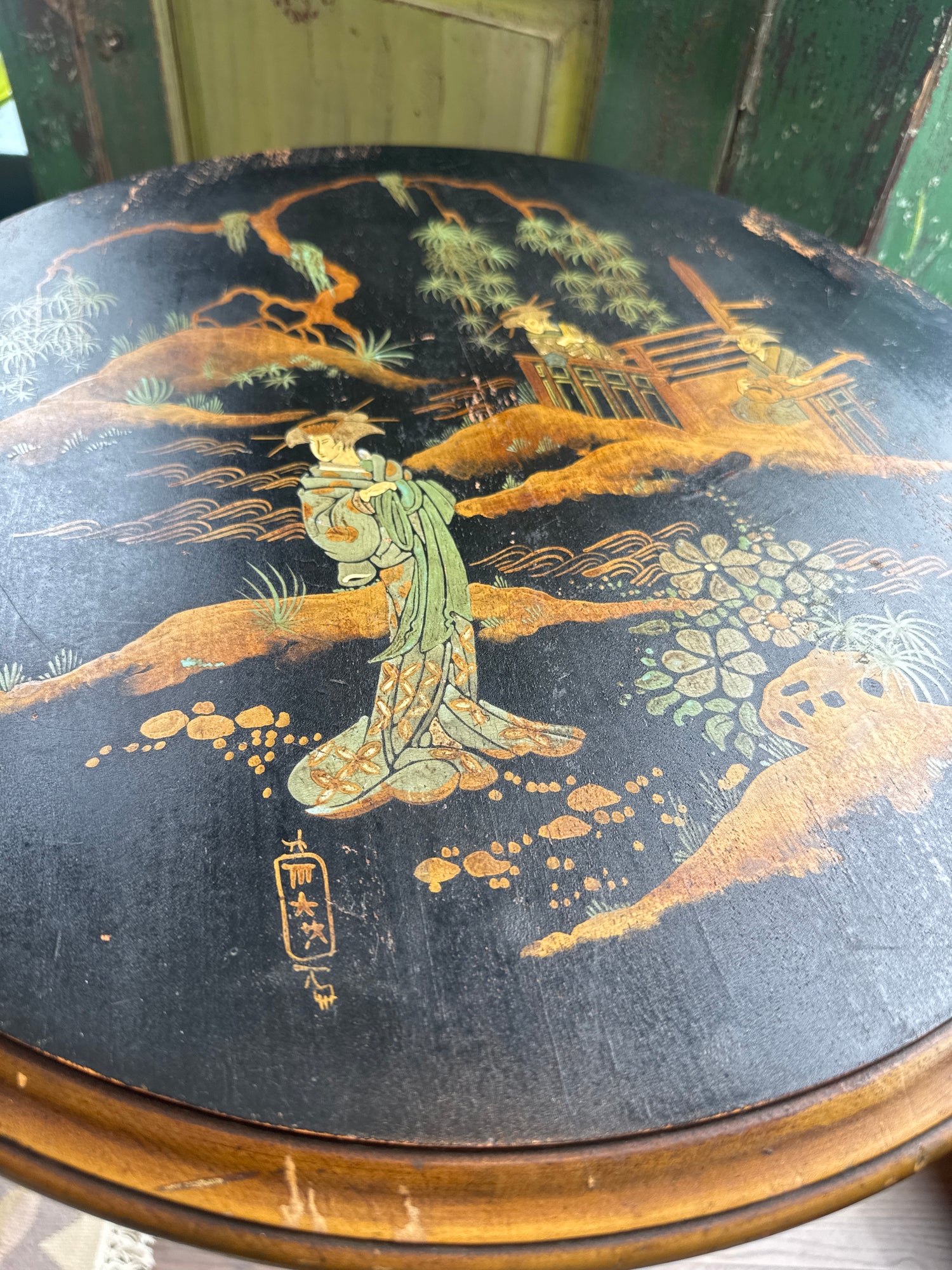 Andrew Malcolm Chinoiserie Tilt-Top Table