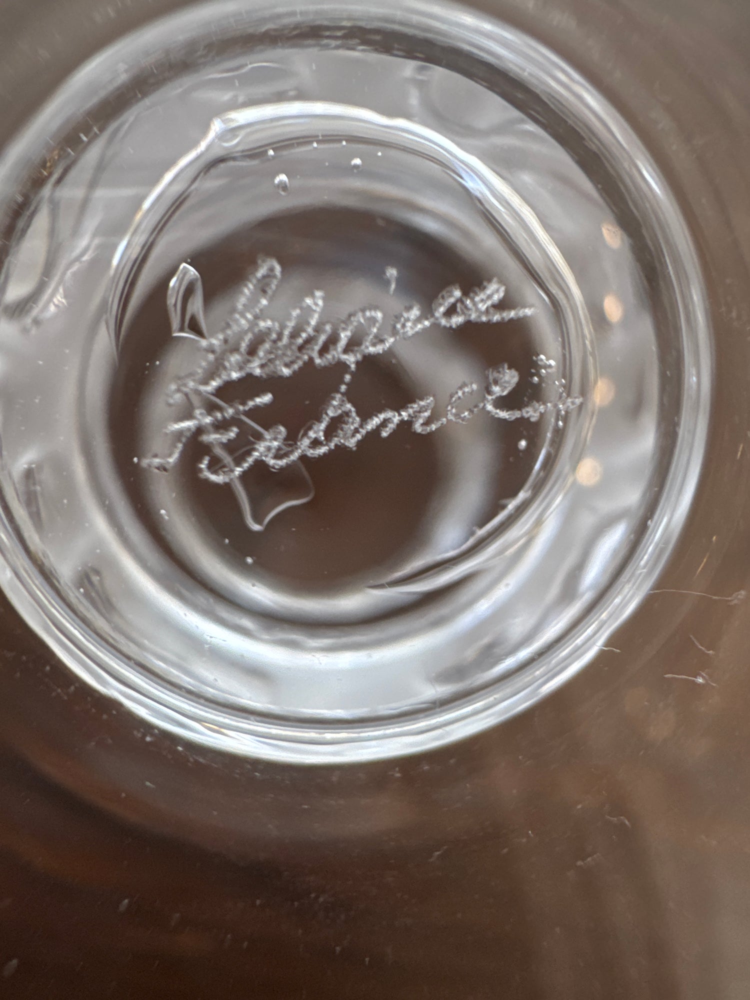 Coupe à champagne Lalique vintage en cristal (Lot de 10)