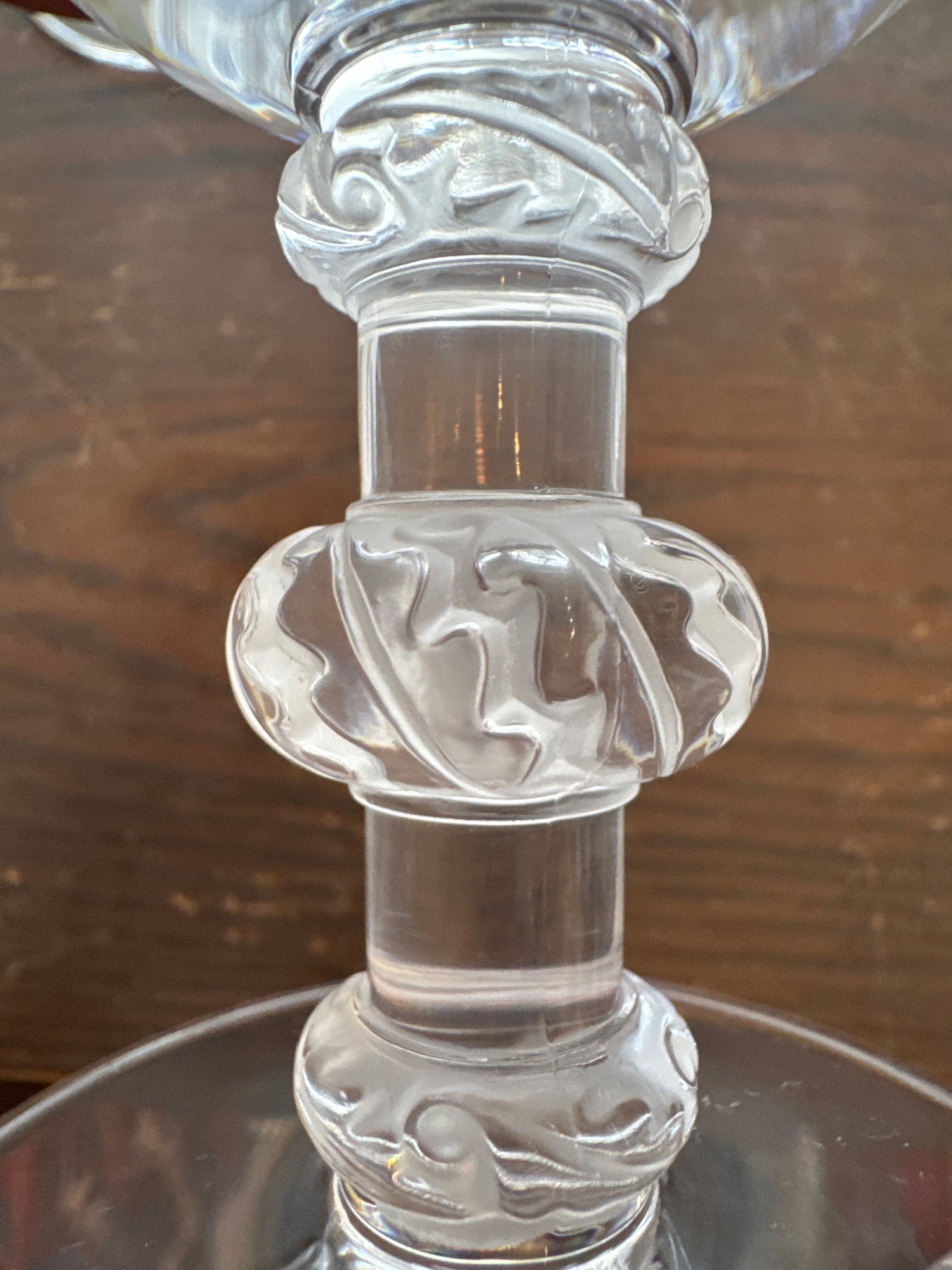 Verres à vin Lalique vintage (lot de 6)