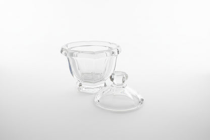 Boîte couverte en cristal Baccarat Harcourt vintage