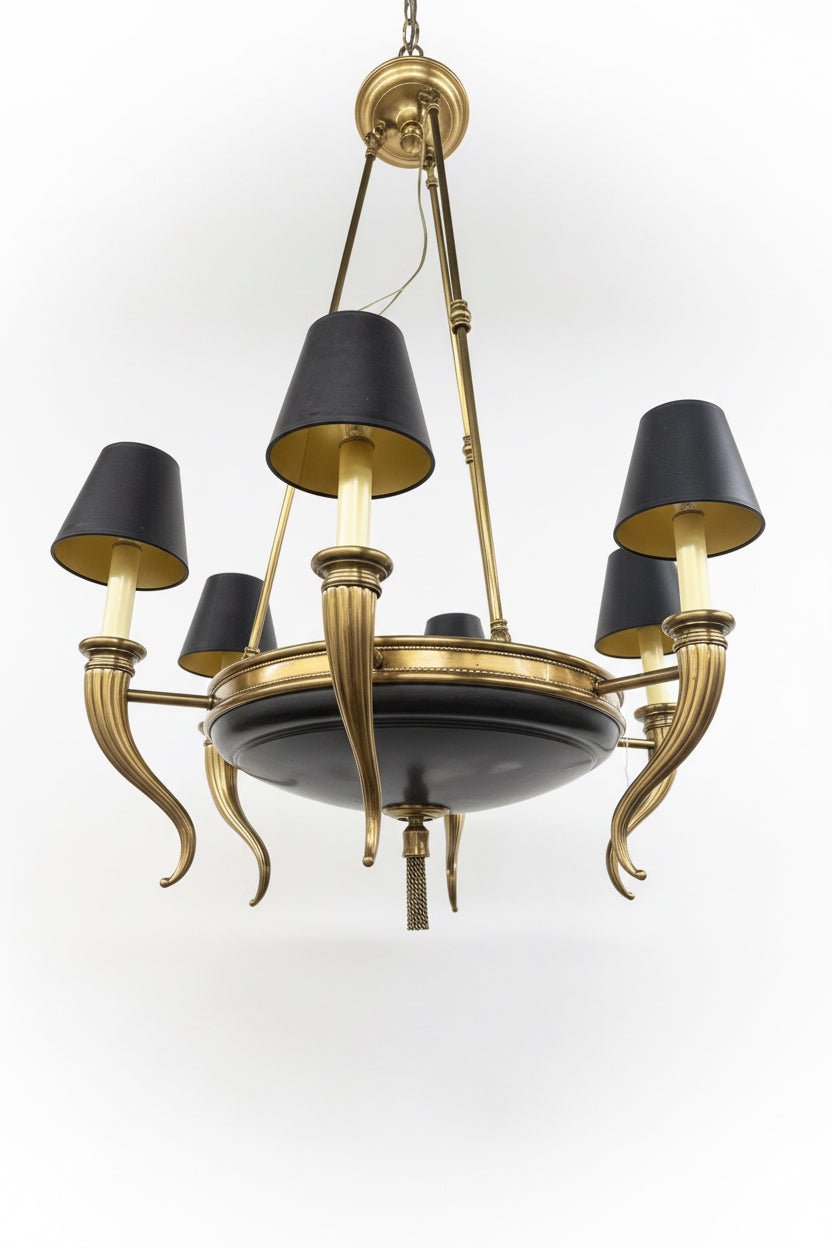 Lumière vintage en laiton massif