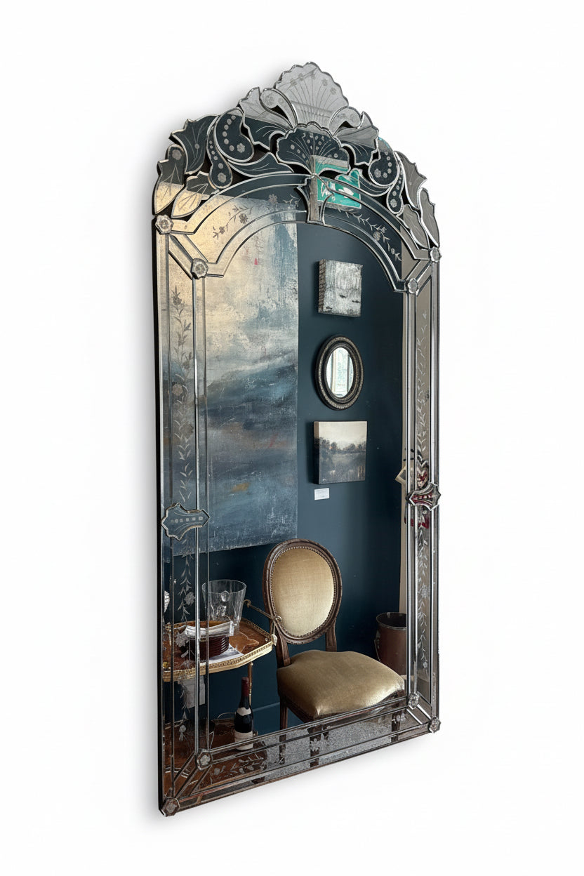 Venetian style wall mirror