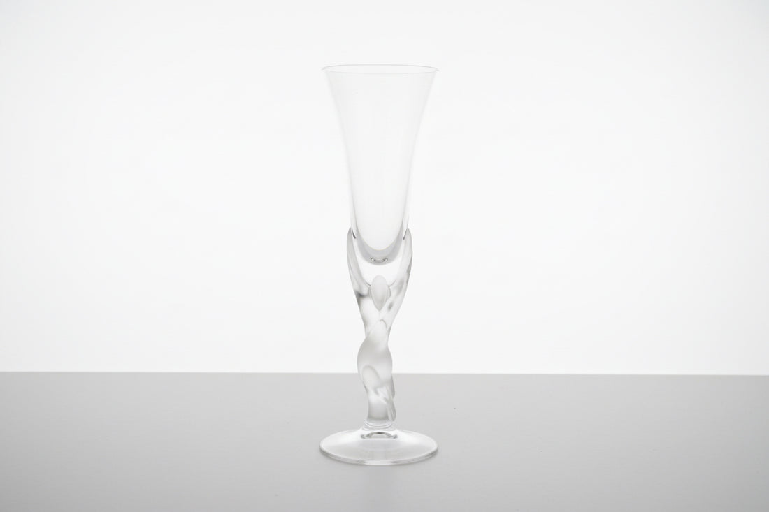 Set of 6 Fabergé Snow Doves Crystal Liquor Glasses