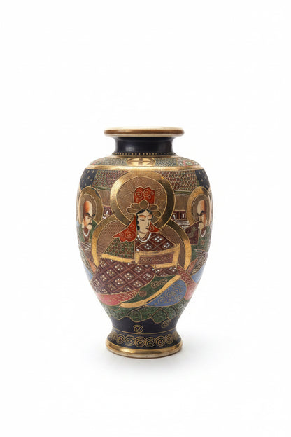 Vintage Japanese Satsuma-Style Vase
