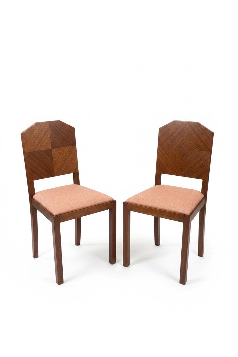 Pair of Art Deco Chairs, Attributed to Ernest Cormier &amp;amp; Louis Pistono