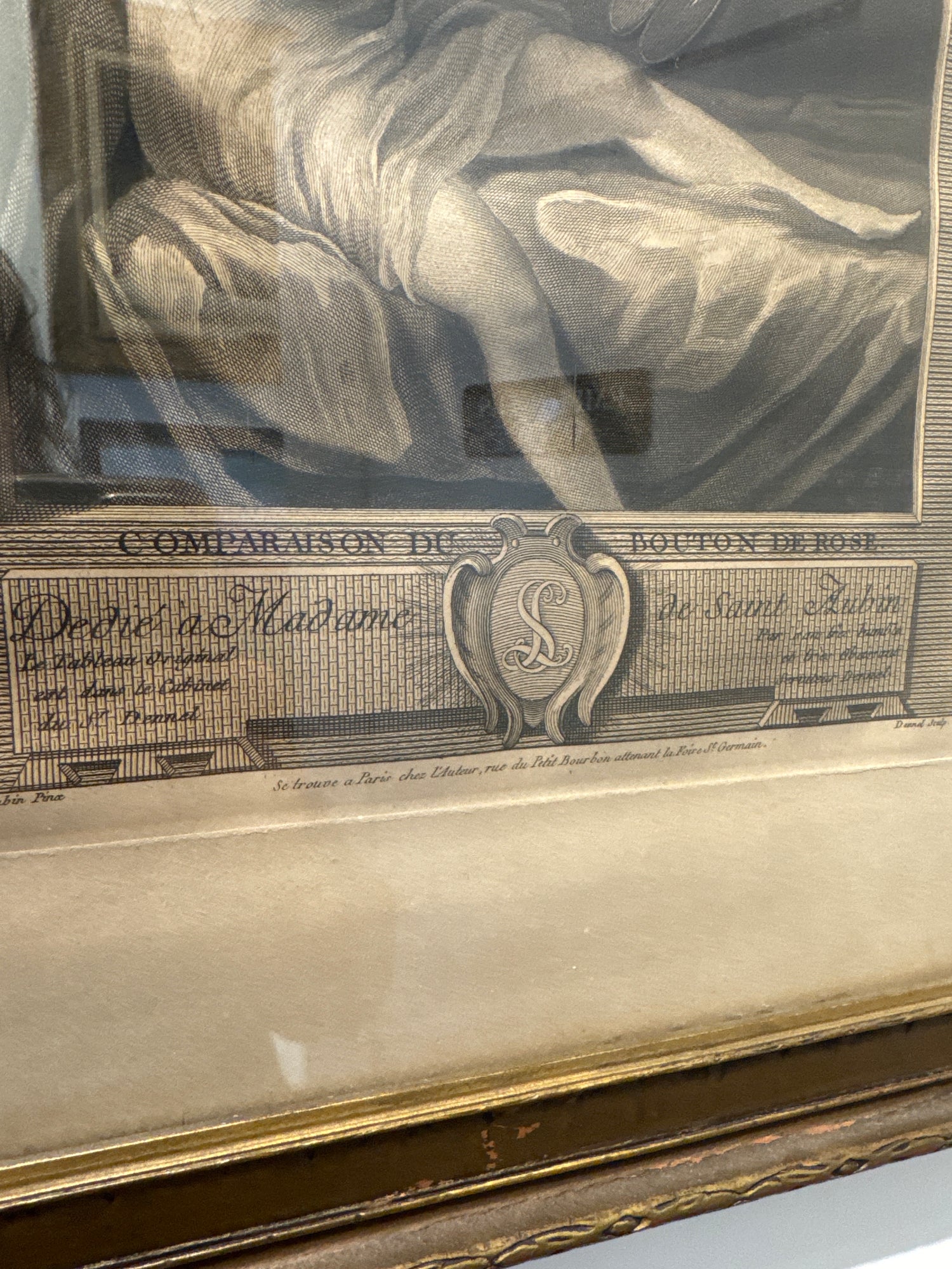 Série de gravures anciennes (Paris), env. 1790. Gravure sur cuivre d&