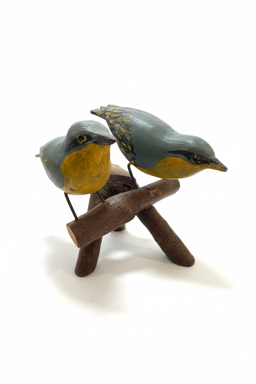Quebec Folk Art Bird Sculpture