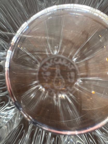 Série vintage de 6 verres à long drink en cristal Baccarat modèle Harcourt